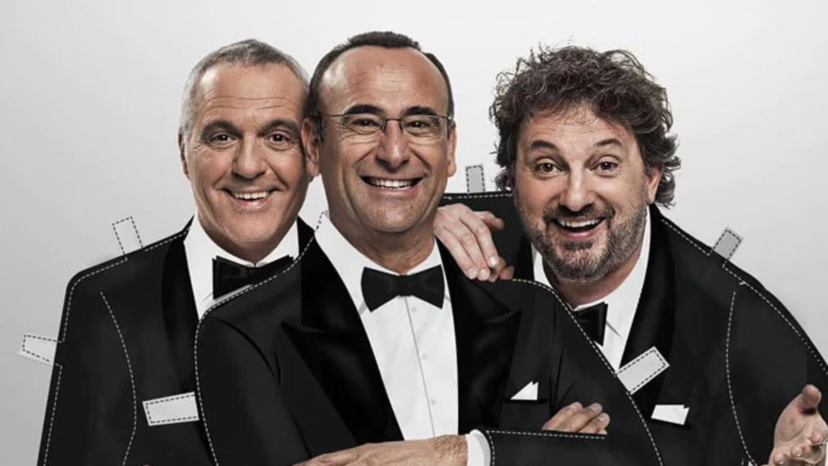 Sanremo 2025, Pieraccioni ironizza su Carlo Conti, Antonella Clerici e Gerry Scotti